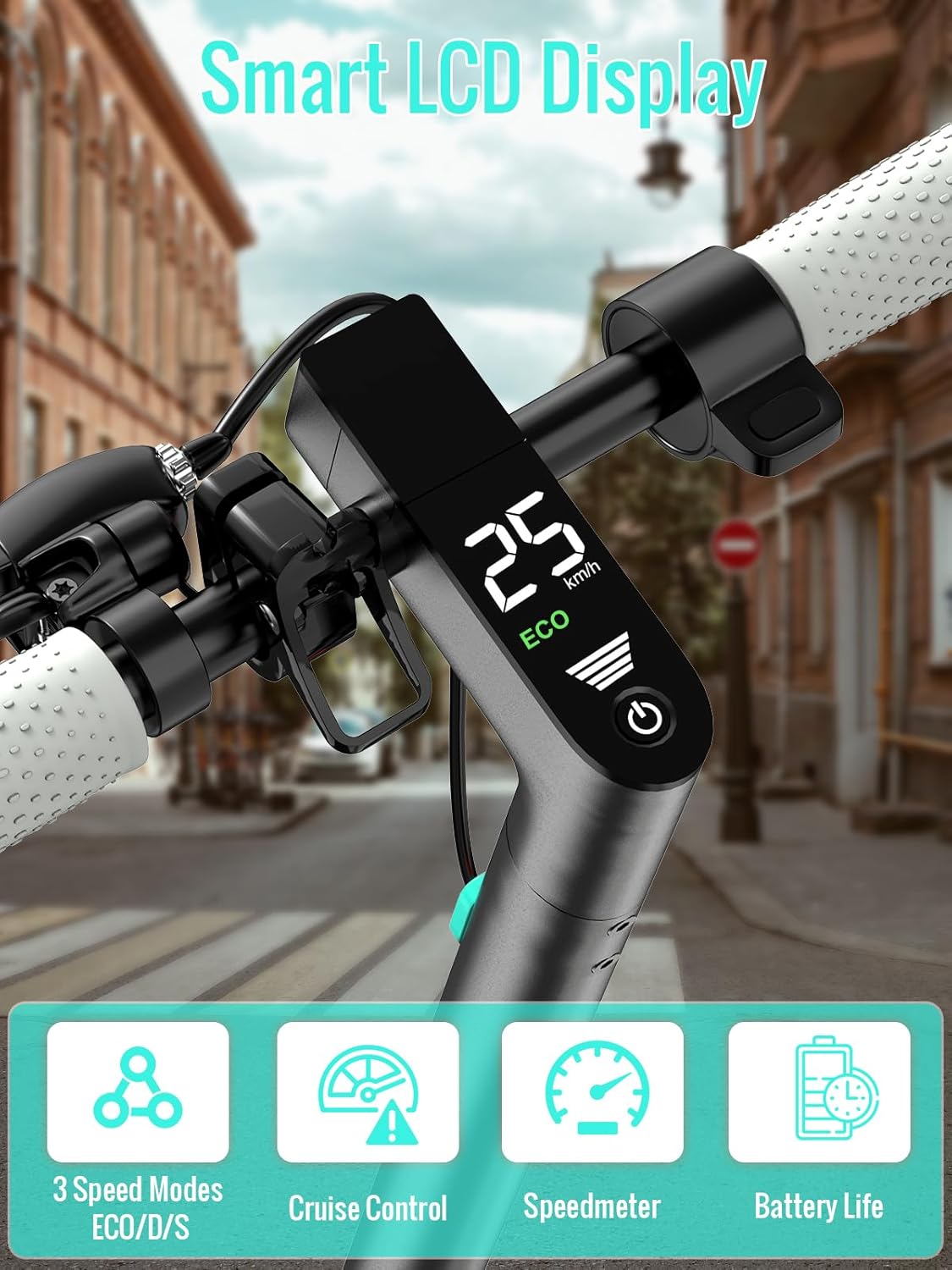 Close-up of the Smart LCD Display