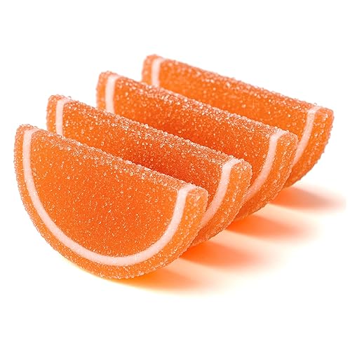 Miniatura 5 de NY Spice Shop Rebanadas de fruta de naranja - Rebanadas de fruta confitada de 8 onzas - Rebanadas de regalos para decoraciones de fiesta - Rebanadas