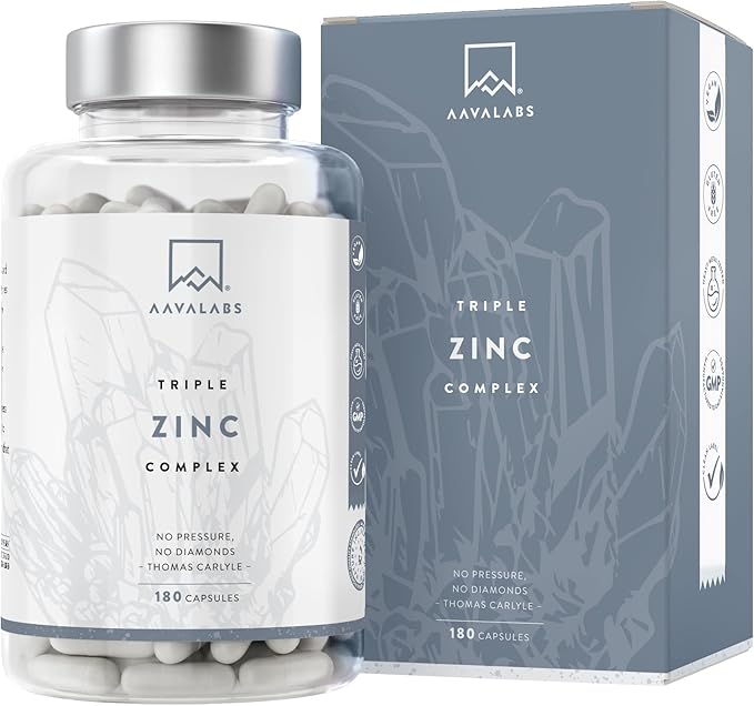 Triple Zinc 25mg 3 Forms of Zinc with Vitamin C Zinc Picolinate