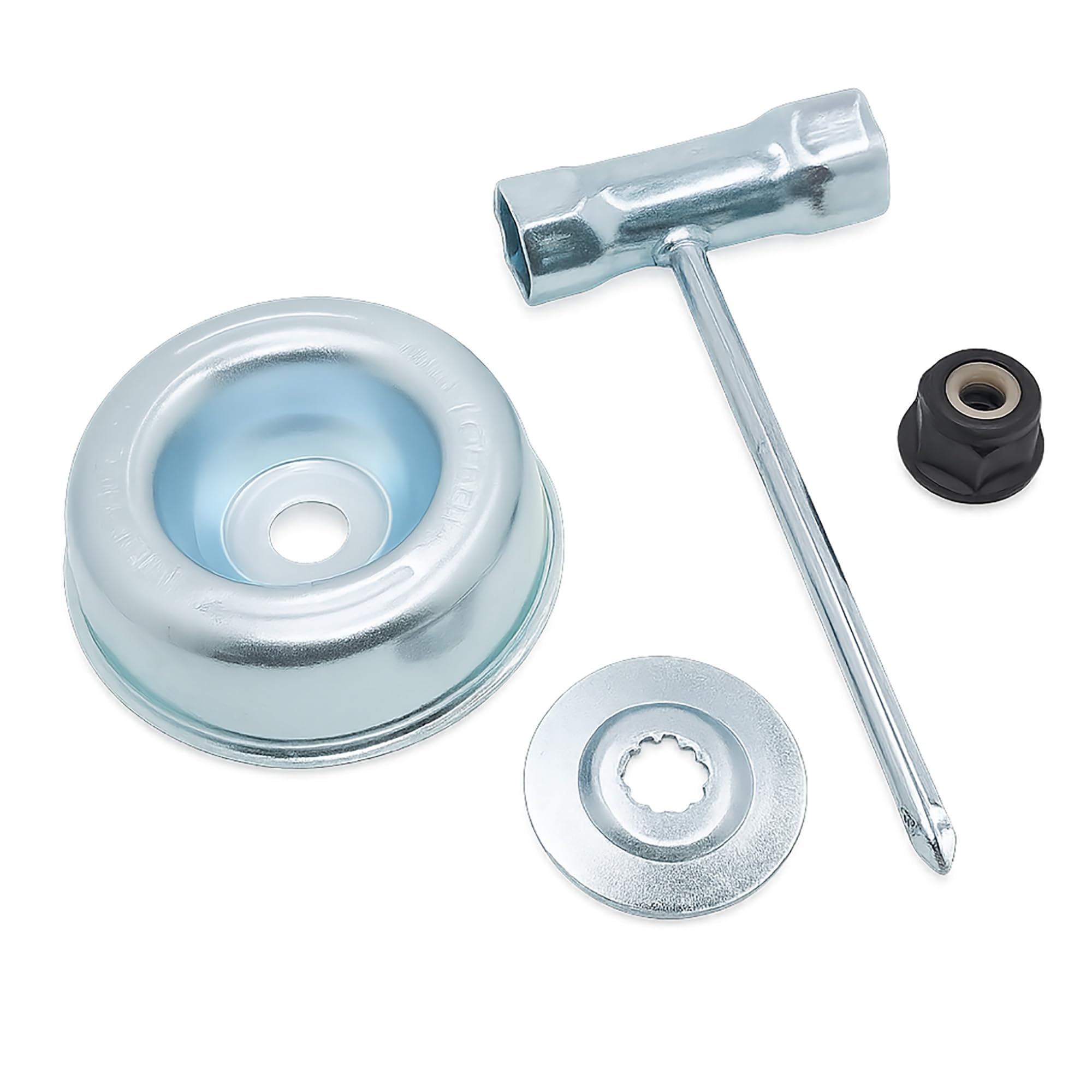Hippotech Gardening Machine Lawnmower Blade Adapter Attachment Maintenance Kit, Compatible with Stihl FS55 FS56 FS80 FS83 FS85 FS90 FS100 FS120 FS200 String Trimmers Brush Cutter