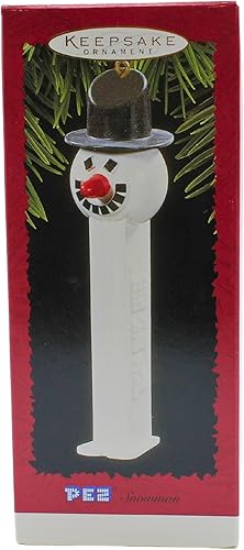 Miniatura 2 de Hallmark Adorno de recuerdo 1996 PEZ Snowman