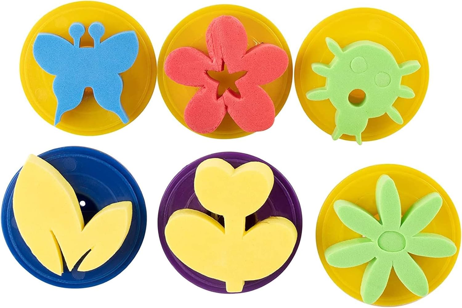 36 Piece Kids Painting Kit for Arts and Crafts with Foam Paint Brushes, Rollers and Stamps : Arts, Crafts & Sewing