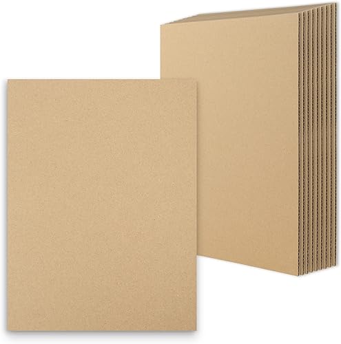 Golden State Art, Paquete de 10 hojas de cartón corrugado de 9 x 12 pulgadas, almohadillas de cartón plano para embalaje, correo o manualidades (18