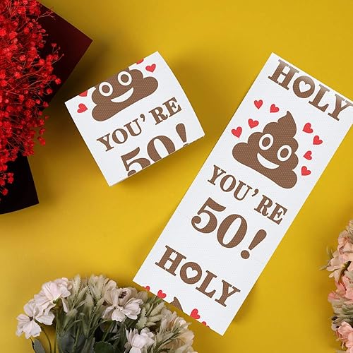 Miniatura 10 de Papel higiénico de cumpleaños 21 para hombres y mujeres, broma en rollo, divertidos regalos de broma de cumpleaños 21, regalo de papel higiénico