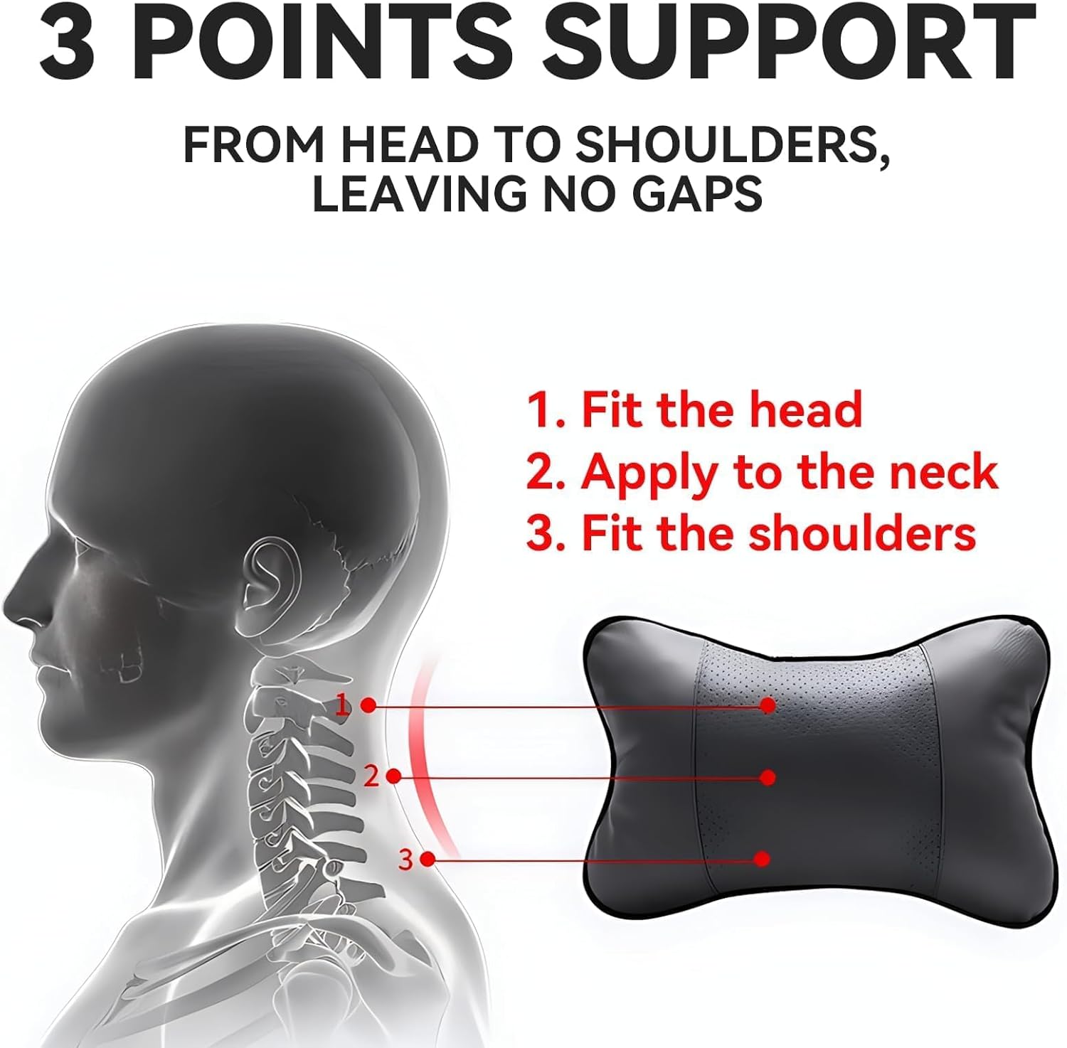 ボルボXC90 XC クラシック V60 クロスカントリー V90 V90 クロスカントリー用車用ヘッドレストサポートクッション、柔