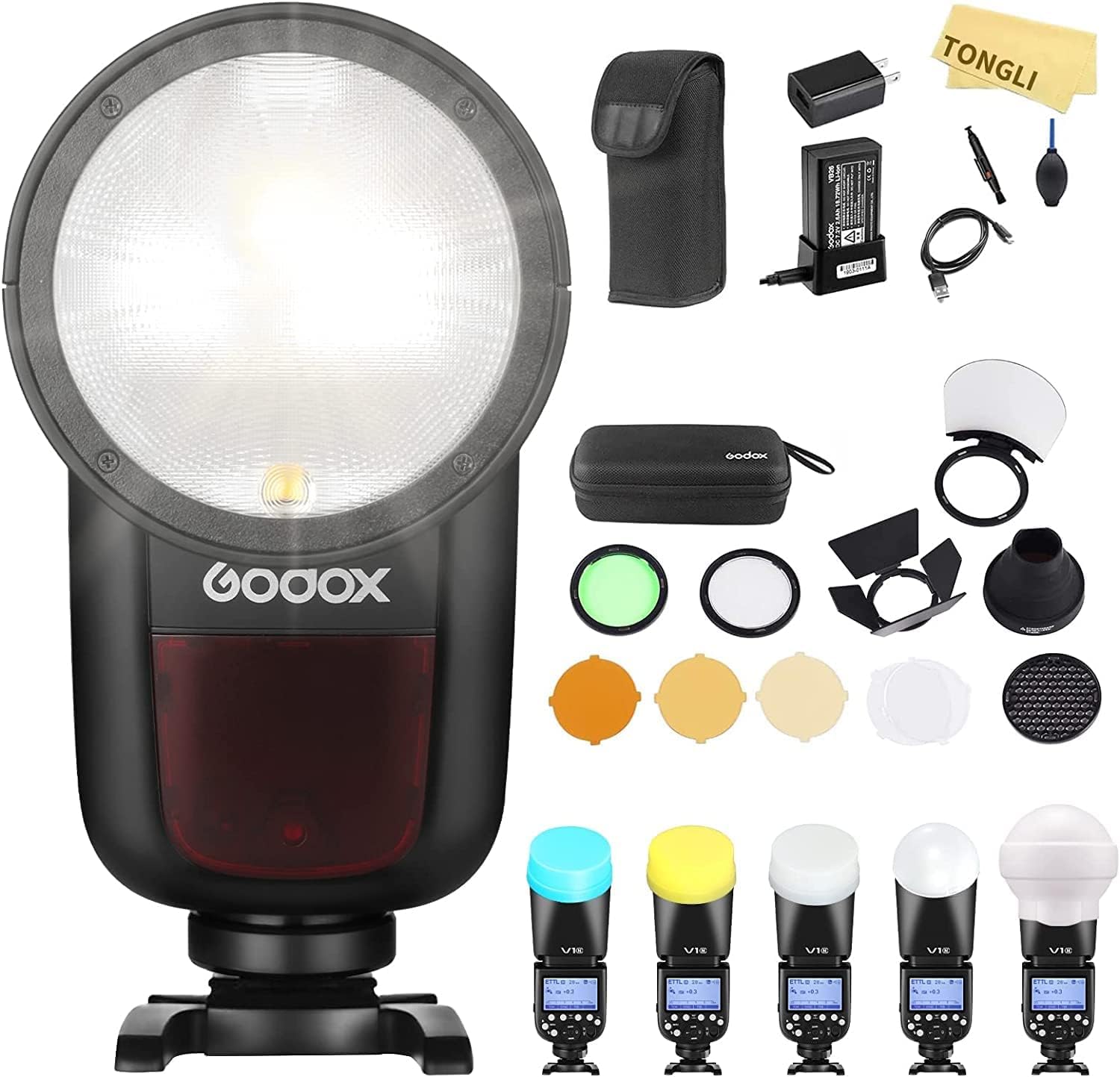 Amazon | GODOX V1 Nikon用 TTL対応 バッテリー内蔵型 ラウンド 