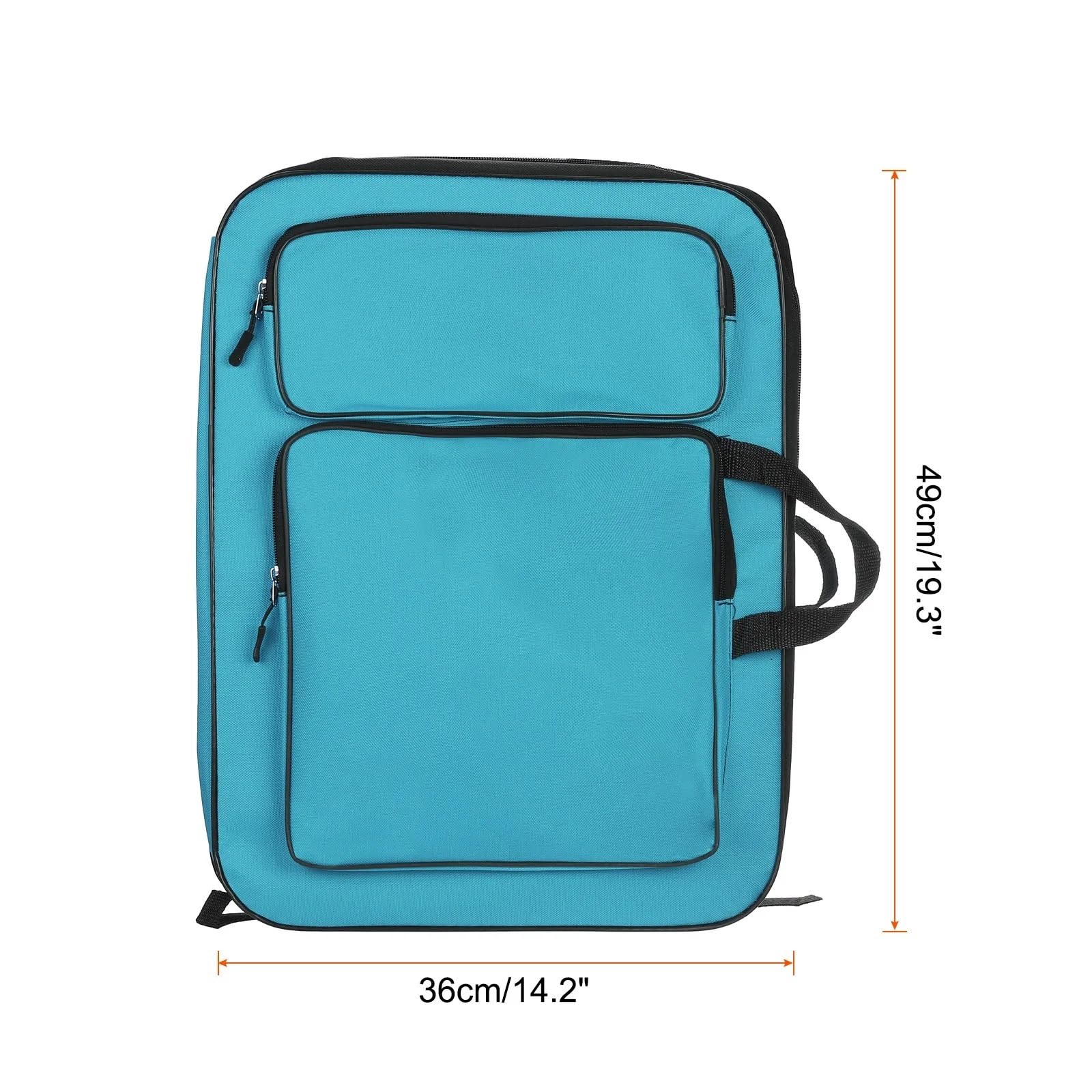 Bolsa Para Portafolios De Arte Mochila de dibujo for artista, bolso de dibujo, carpeta organizadora de almacenamiento, bolso de lona portátil, portafolio de arte, funda de transporte, 1 Uds.(Rose Red)