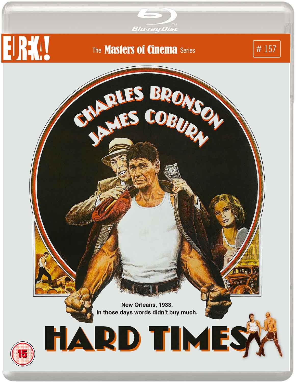 Hard Times Blu-ray película clásica de acción y drama edición Reino Unido
