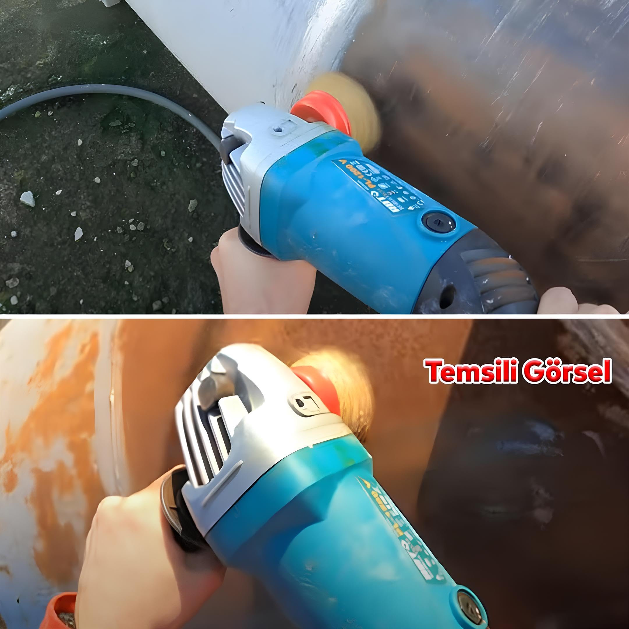 Saçaklı Çanak Fırça 75 mm Pas Kir Toz Temizleme Metal Temizlik Fırçası