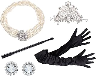 Audrey Hepburn Inspired Costume Jewelry and Accessory Set Breakfast at Tiffany's Vintage Halloween Accessories Women