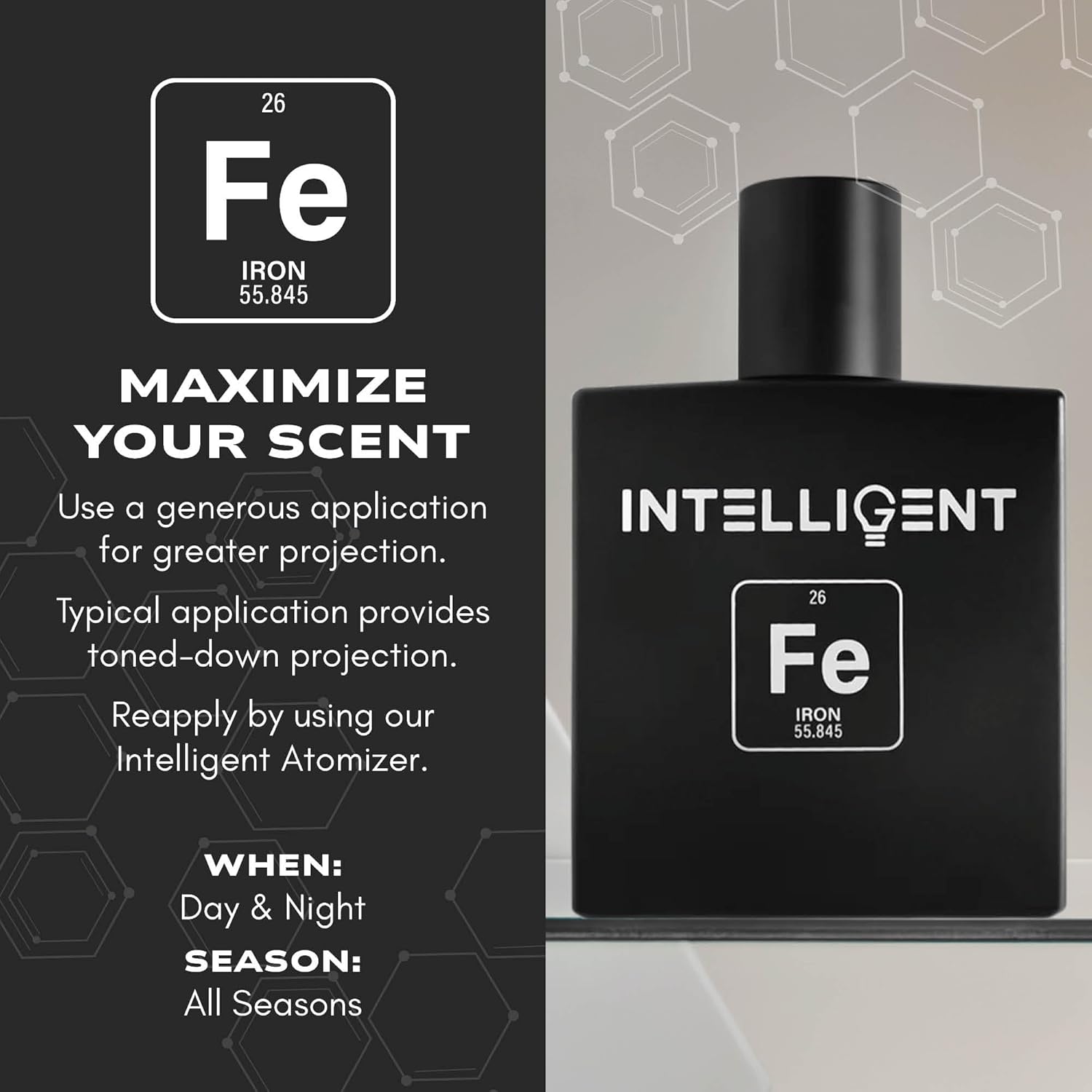 Intelligent Iron Eau de Parfum | Cologne for Men | | Magnetic, Masculine, and Timeless | 3.4 Fl Oz (100 mL) - Image 4