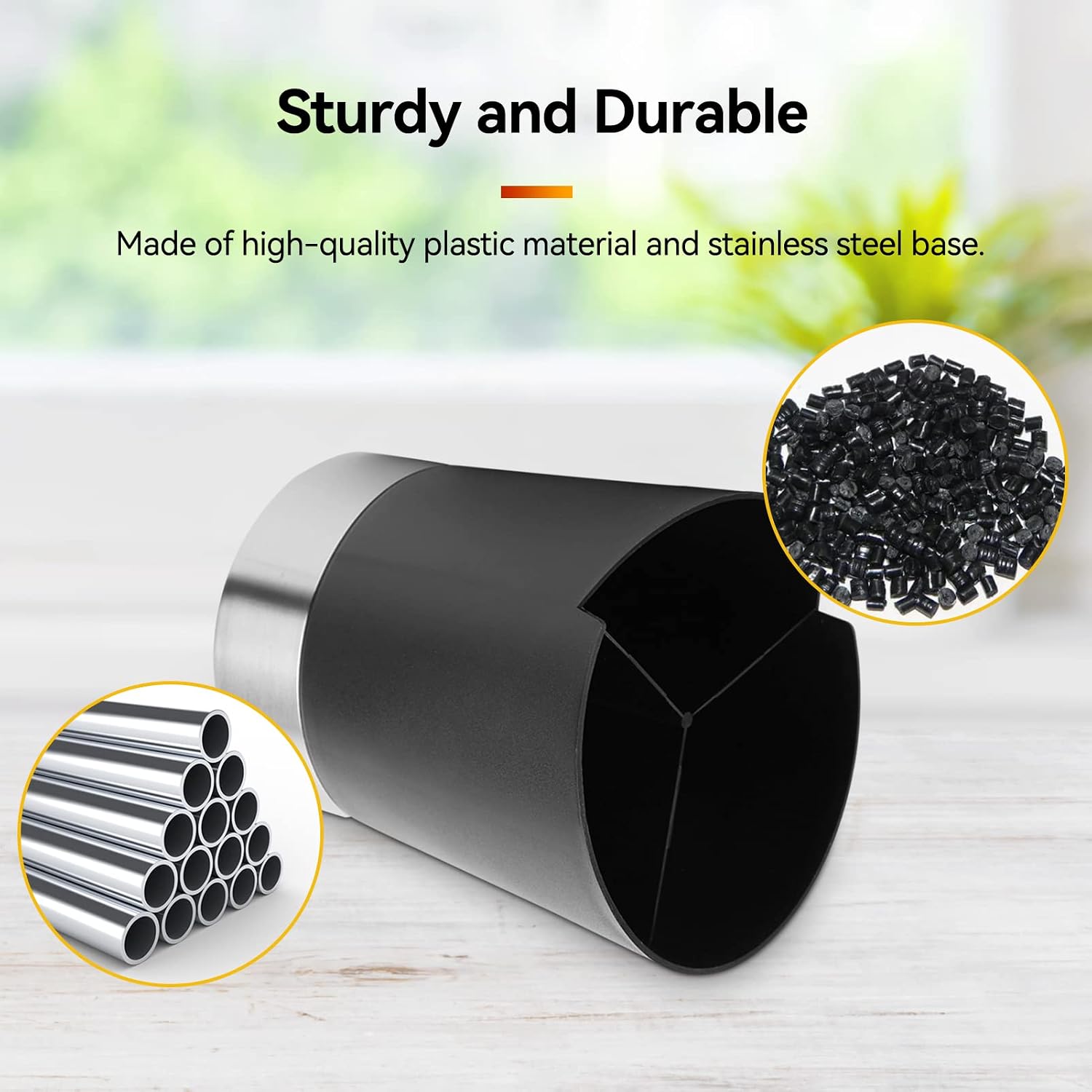 Agatige Straw Holder for Countertop, 3 Grid Stainless Steel Straw Dispenser Drinking Straw Dispenser Coffee Stirrers Holder Forks Spoon Organizer for Coffee Bar Kitchen Party