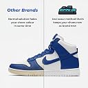 SCOUR Instant Shoe Cleaning Kit | Microfiber Towel 150 ml Shoe Cleaning Foam with Bristle Shoe Brush handy shoe horn | White Shoe Cleaner Kit For Sneaker Cleaner | Sports Shoe Cleaner Foam Spray gallery image