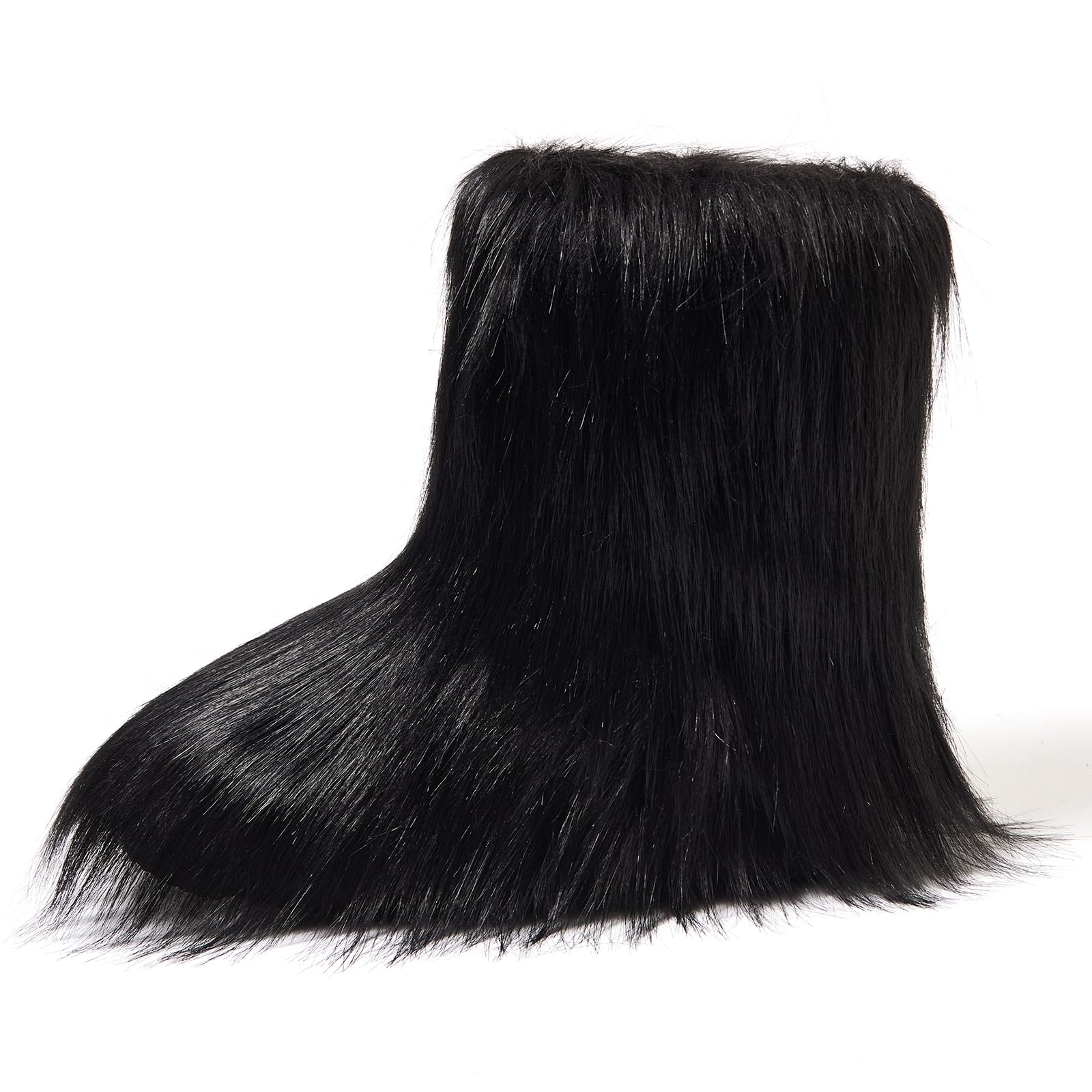 Shenduo Mujer Piel Sintética Botas Media Caña | Moda Forradas de Piel Sintética Cálido, Material Piel Sintética