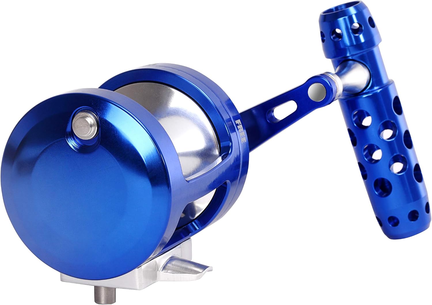 Saltwater Jigging Big Game Fishing Reel CNC Machined 2 Speed 44lbs Lever Drag Deep Sea Boat Trolling Fishing Right Handed Only