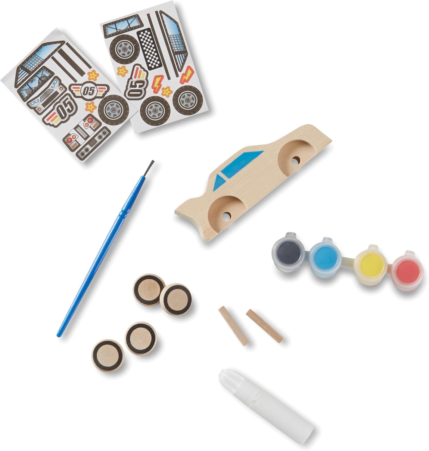 Melissa & Doug Created by Me! Race Car Wooden Craft Kit