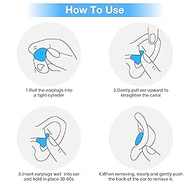Frienda 21 Pairs Ear Plugs for Sleeping Reusable Moldable Silicone Earplugs Soft Noise Cancelling Earplugs Sound Blocking Ear Plugs with Case for Swimming Concert 32dB NRR (White, Blue, Rose Red)