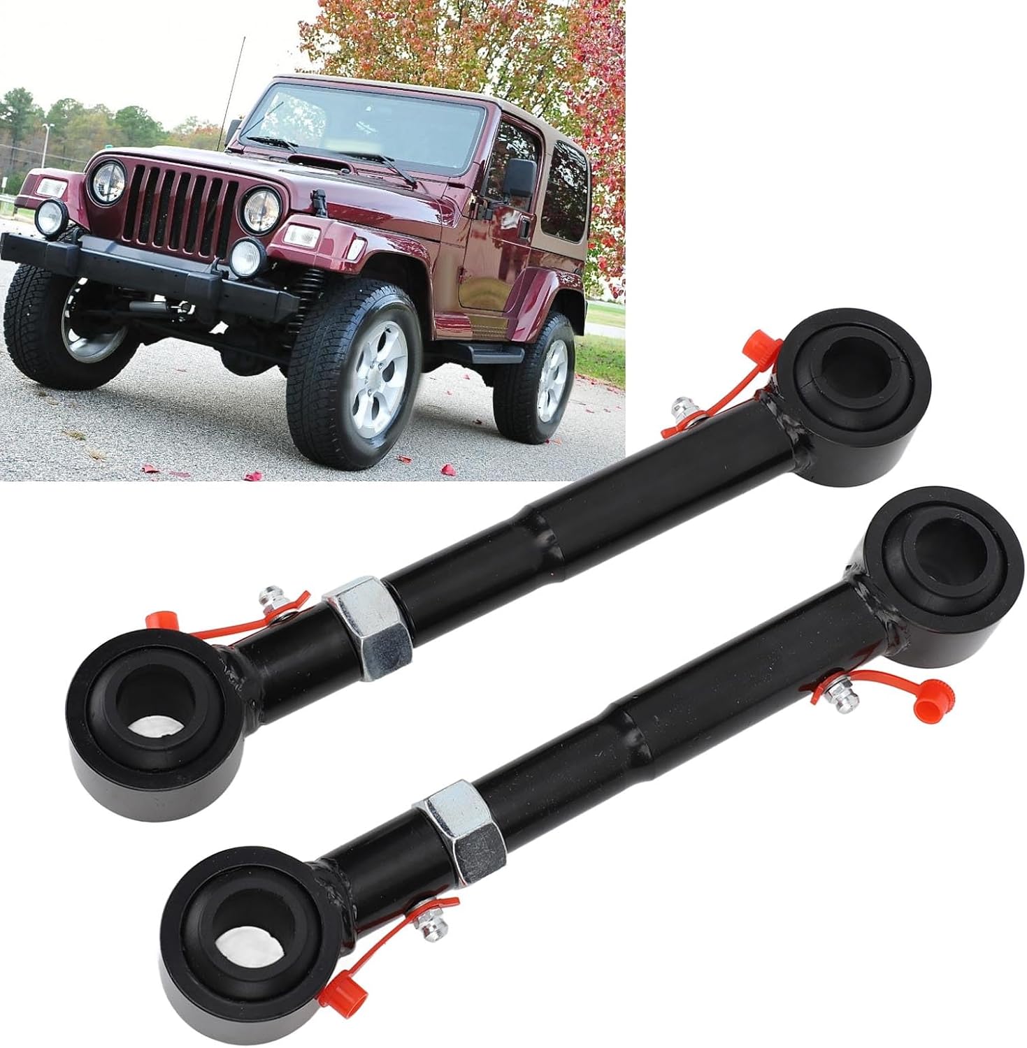 Quick Disconnect Front Sway Bar, 2.5-6 Inch Adjustable Lift for Cherokee XJ 1984-2001