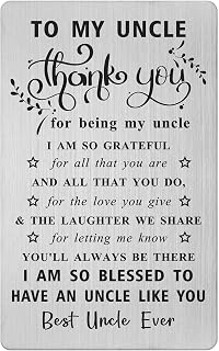 Thank You Uncle Gifts Card
