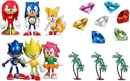 Sonic Celebra Sus 35 años 7 71dbumAYpgL. AC SX450 Sonic Friends Deluxe Figure Play Set Featuring Random Sonic Character Figures and Themed Accessories