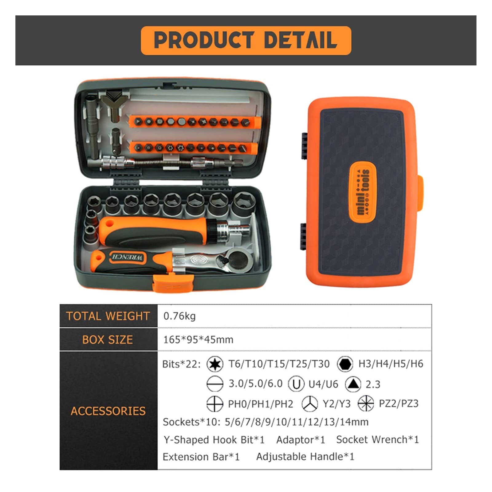 Eazypower 81267 12本パック 20-in-1 ラチェットドライバー