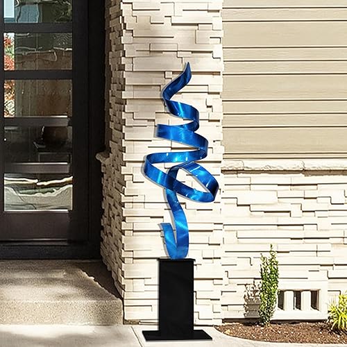 Miniatura 8 de Statements2000 Jon Allen - Escultura artística de metal, impresionante decoración para interiores y exteriores, decoración del hogar, estatua de