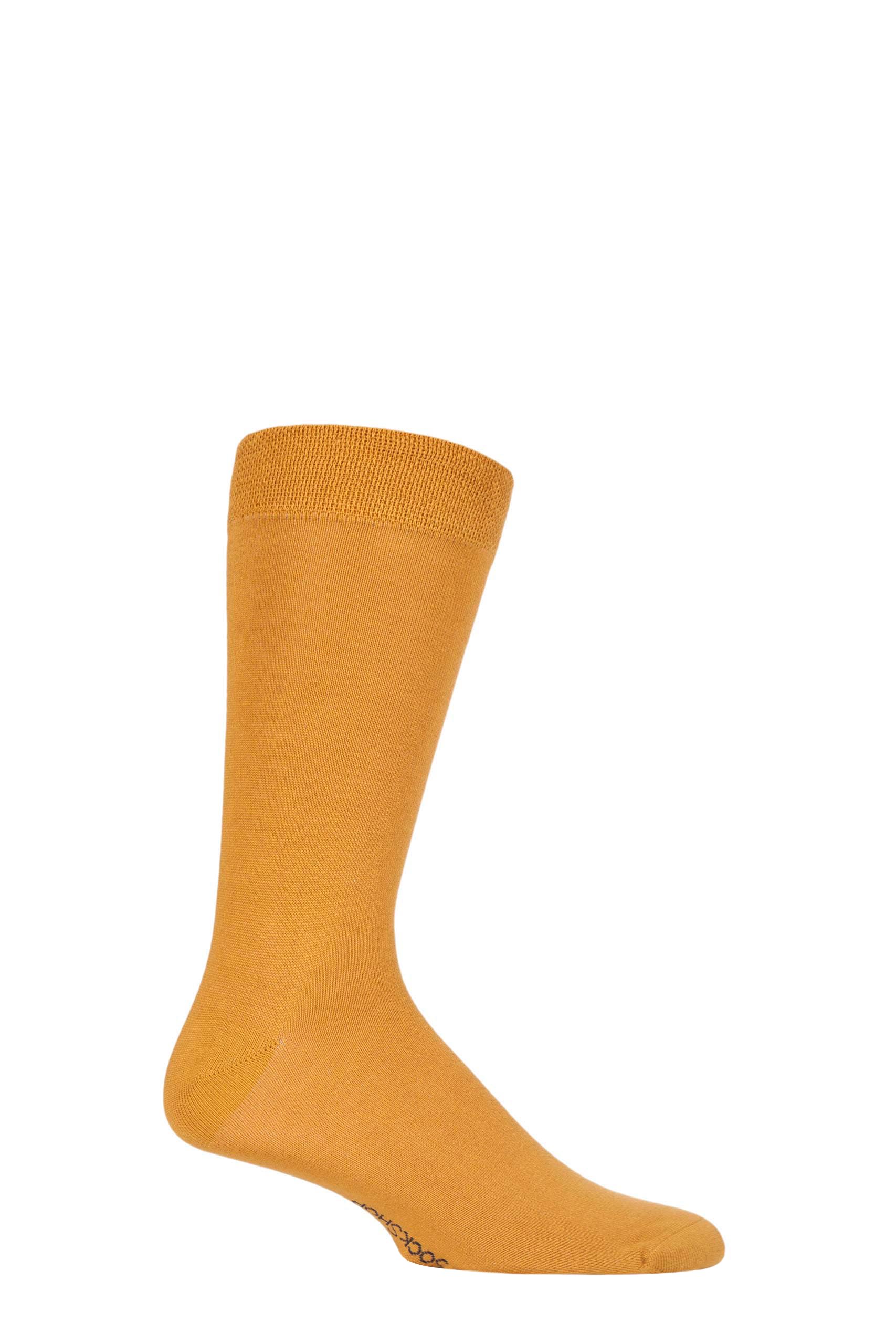 SockShop Men's Bamboo Socks - Yellow - Size 12-14