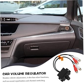 Car Audio Volume Control Knob Bass Control Knob for Car Stereo Amplifier Distribution Block