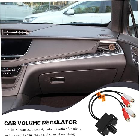 Car Audio Volume Control Knob Bass Control Knob for Car Stereo Amplifier Distribution Block