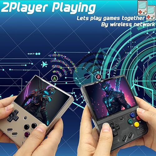 Miniatura 4 de Miyoo Mini Plus Consola de juegos portátil 3.5 pulgadas 640* 480 pantalla IPS 3000mAh Miyoo-mini+ con estuche portátil transparente negro