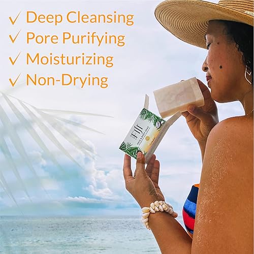 Miniatura 5 de Coco Fiji Jabón con Infusión de Aceite de Coco Pomelo 7oz 3 unidades