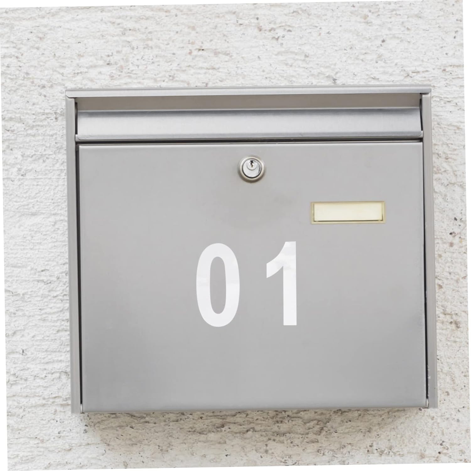 DOITOOL 20 Sets Adhesive Number Stickers for Mailbox Bright Reflective Decals for Easy Nighttime Visibility