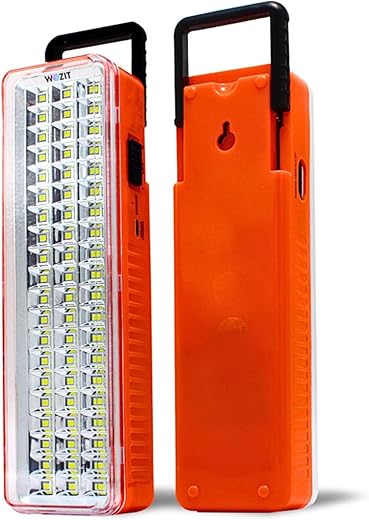 WOZIT 60 Led Emergency Light Rechargeable, Emergency Light for Home, Long Backup Battery Study Lights | Electric &amp; Android