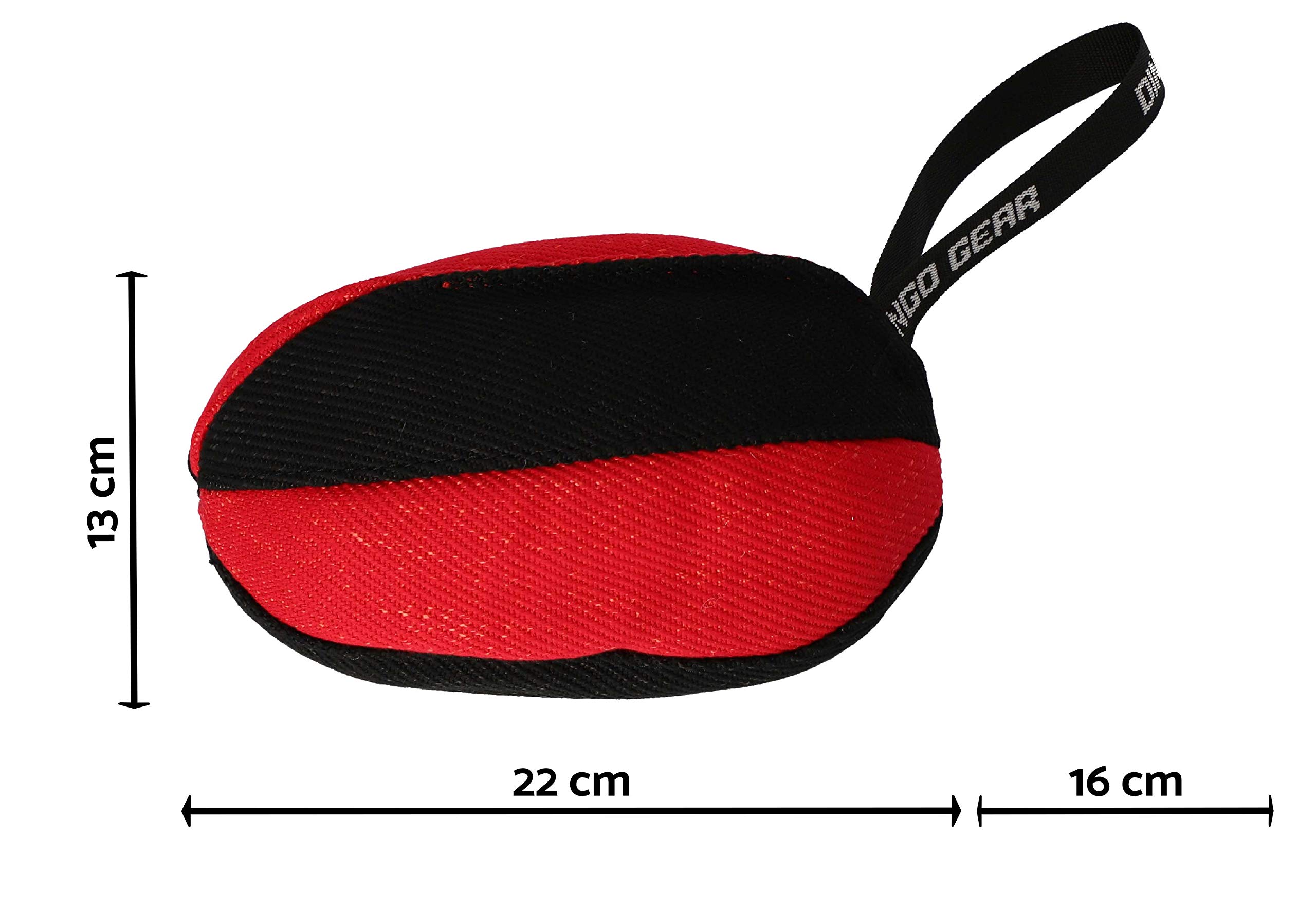 Dingo Gear Trainings-Spielzeug Nylcott French Material Training Spiel Apport IGP Obedience Apporte Spiel für Hund (Rugby, Blau)