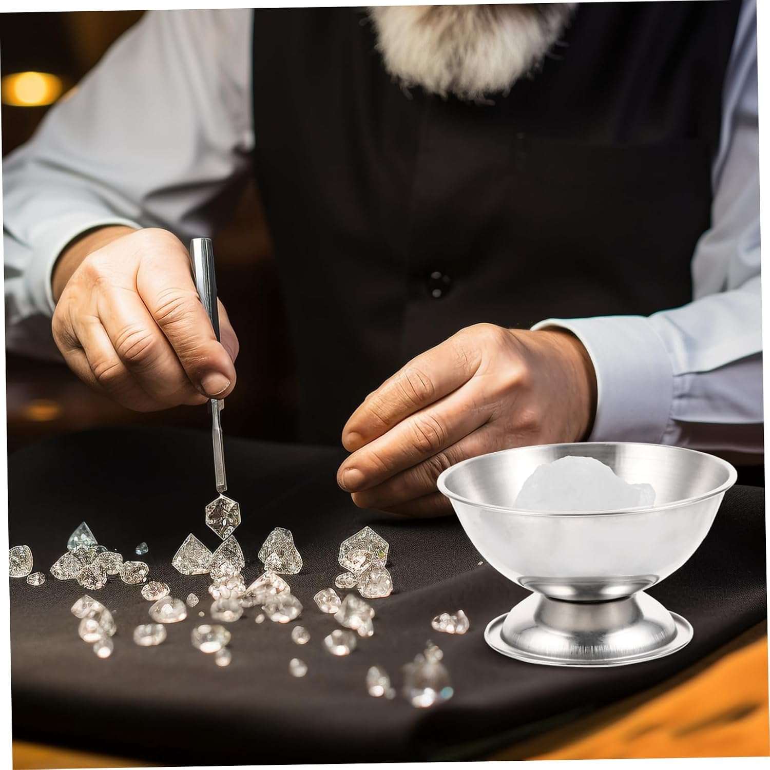 Metal Alumn Melting Cup for Jewelry Making, Stainless Steel Bowl