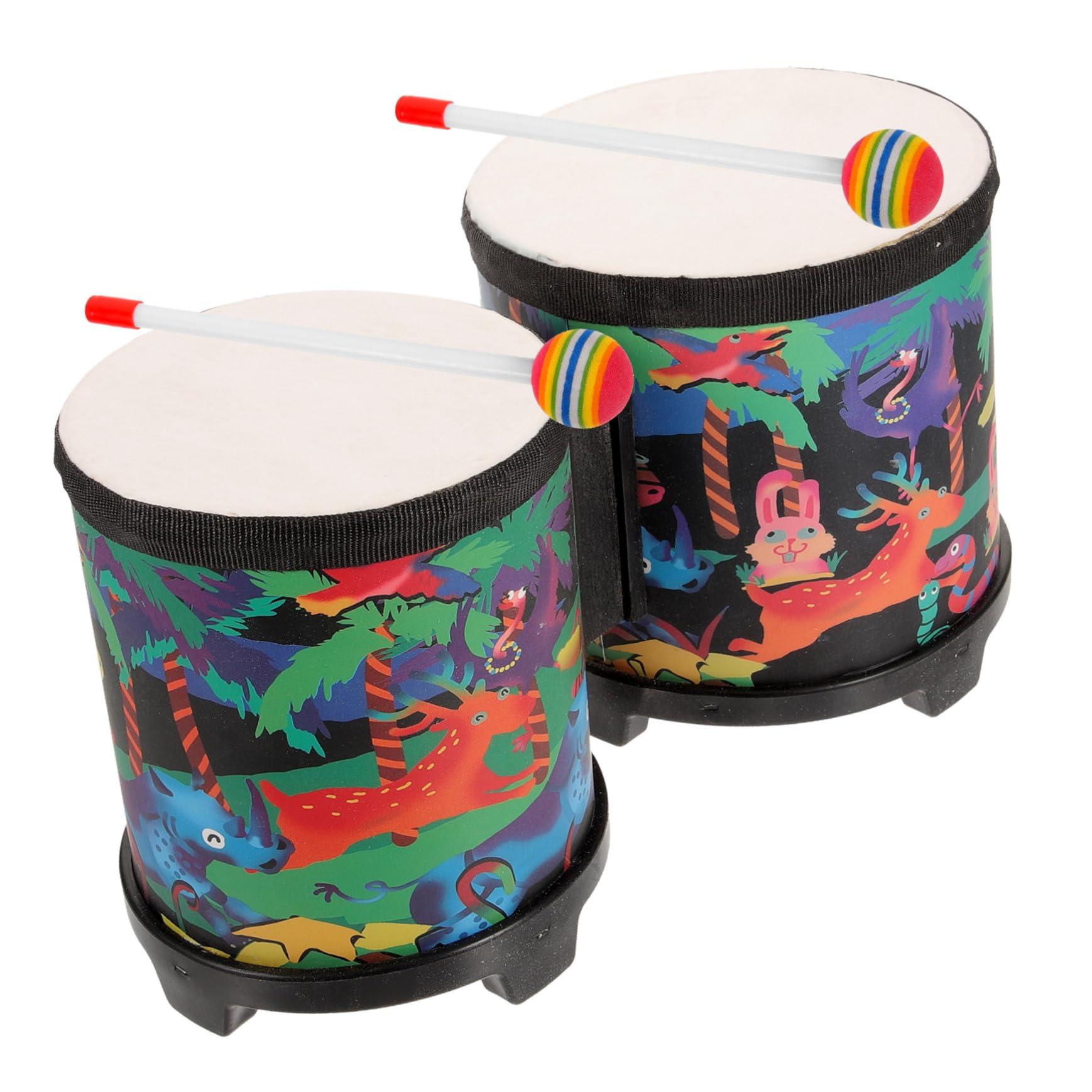 Amazon.co.jp: 1 セット 木製ボンゴ ボンゴドラムセット バンド