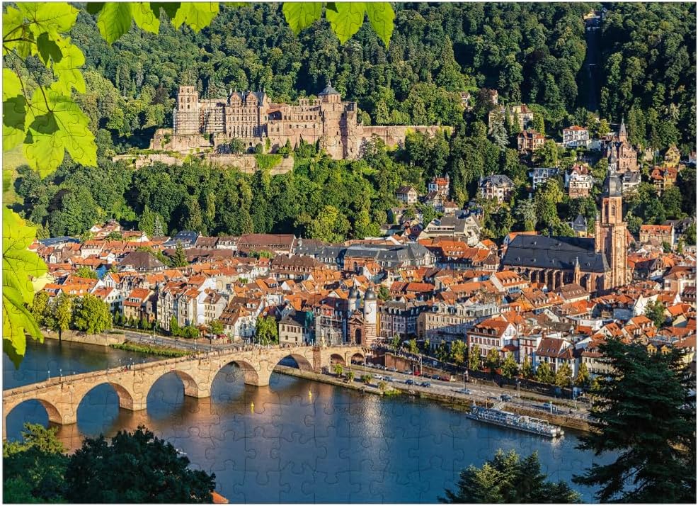 MyPuzzle Heidelberg in Summer, Germany - Premium 300 Piece Jigsaw Puzzle for Adults