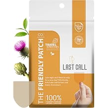 The Friendly Patch Last Call Patch - Late Night Out - Plant Powered Wearable Patches with Vine Tea, Caffeine, Artichoke Leaf Extract - Wellness 8 Pack