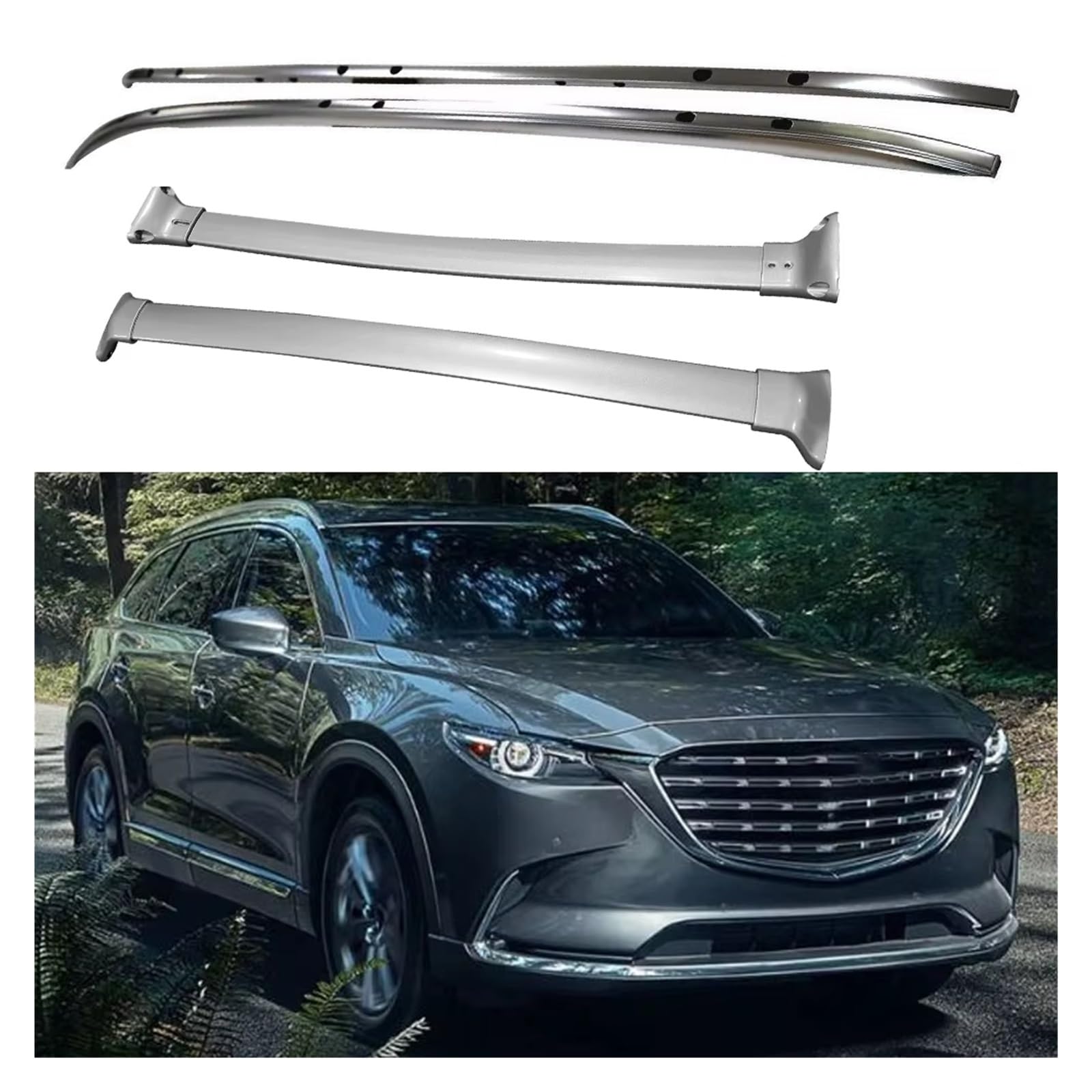 Barras Transversales De Techo Para Mazda Para CX-9 CX9