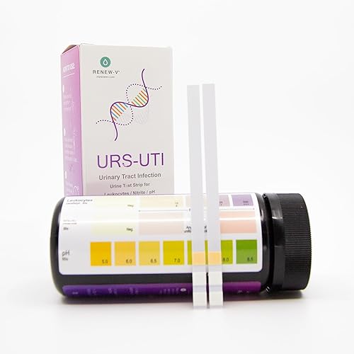 Miniatura 2 de RenewV URS-UTI Tiras de prueba de 100 unidades  Kit de prueba de salud del tracto urinario 3 en 1 para leucocitos, nitrito, pH  detección de ITU en