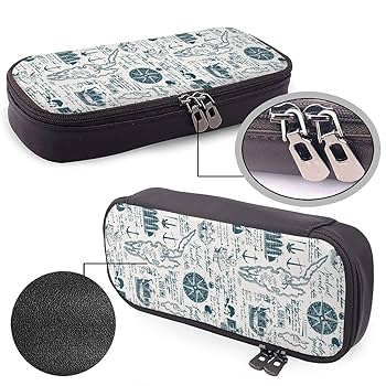 Amazon | ペンケース 筆箱 セーリング ヨット 柄 ペンポーチ