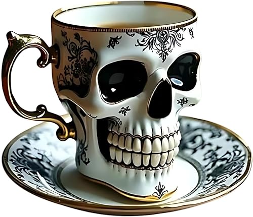 Royal skull coffee mug