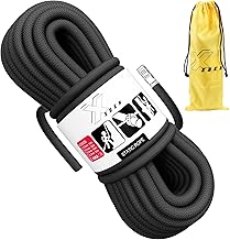X XBEN Static Rope 10 mm – UIAA Certified for Height Rescue, Boat Damage, Anchor Rope & Hoist – Lengths: 10 m, 20 m, 30 m – High Load Capacity and Abrasion Resistance