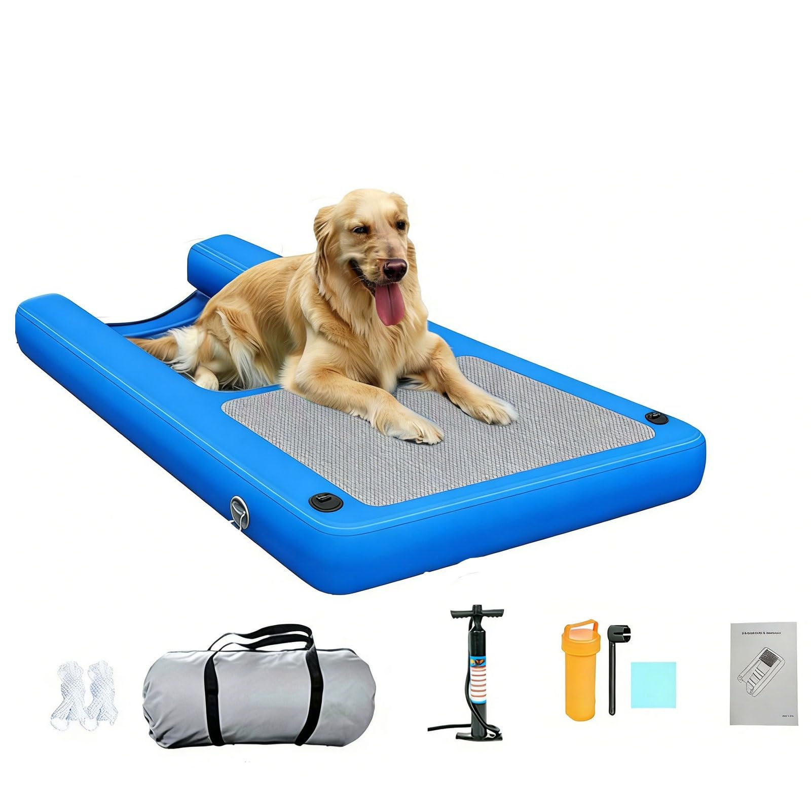 Flotteur gonflable pour chiens rampe de piscine et lacs