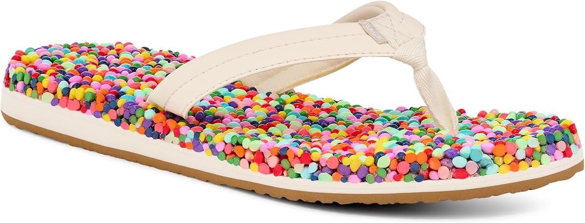 Bubblecush Flip Flops for Women - Cushioned Beach Sandals