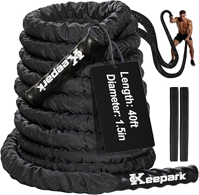 Battle Rope 1.5" × 40 ft with Anchor