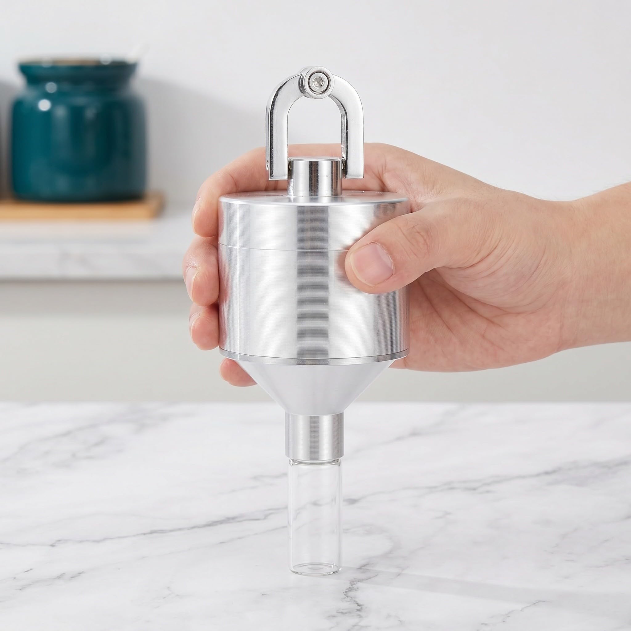 ibasenice 2 macinini manuali per spezie: macina sale e pepe manuali - 56 mm x 115 mm, macina pepe nero, spezie e sale - Utensili da cucina, regalo per l'inaugurazione della casa