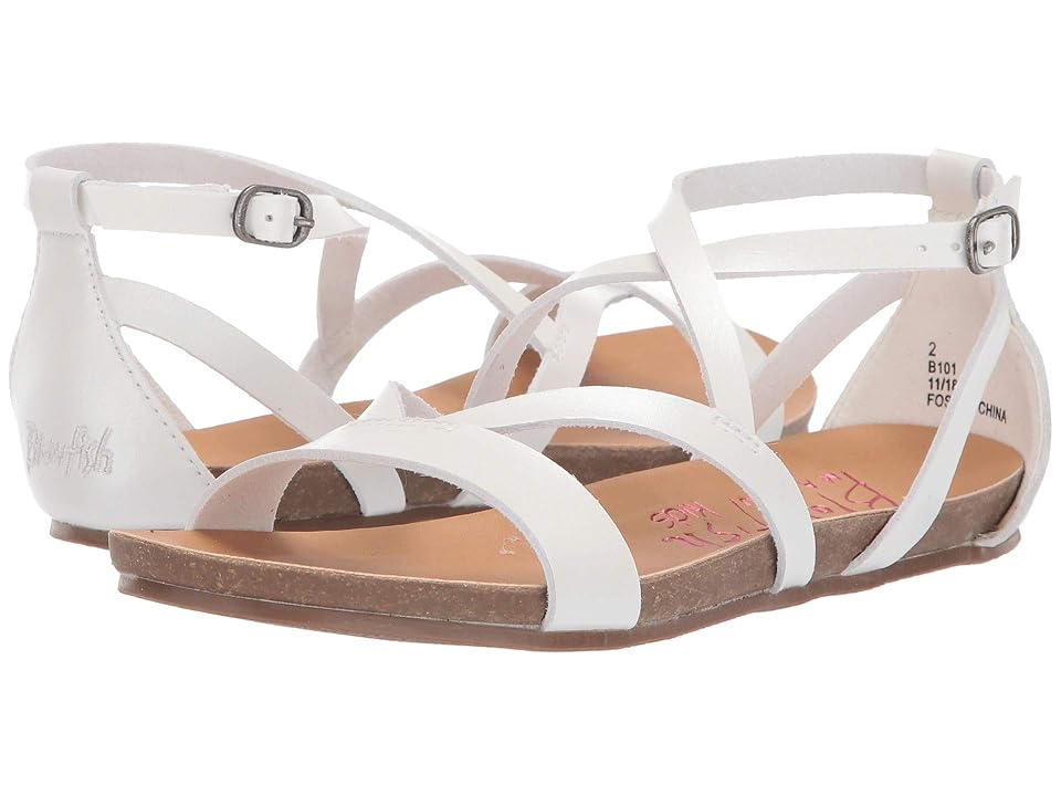 Blowfish Malibu Kids Gorgeous-K (Little Kid/Big Kid) (Pearl White Dyecut PU) Girl's Shoes INTERNATIONAL SHIPPING