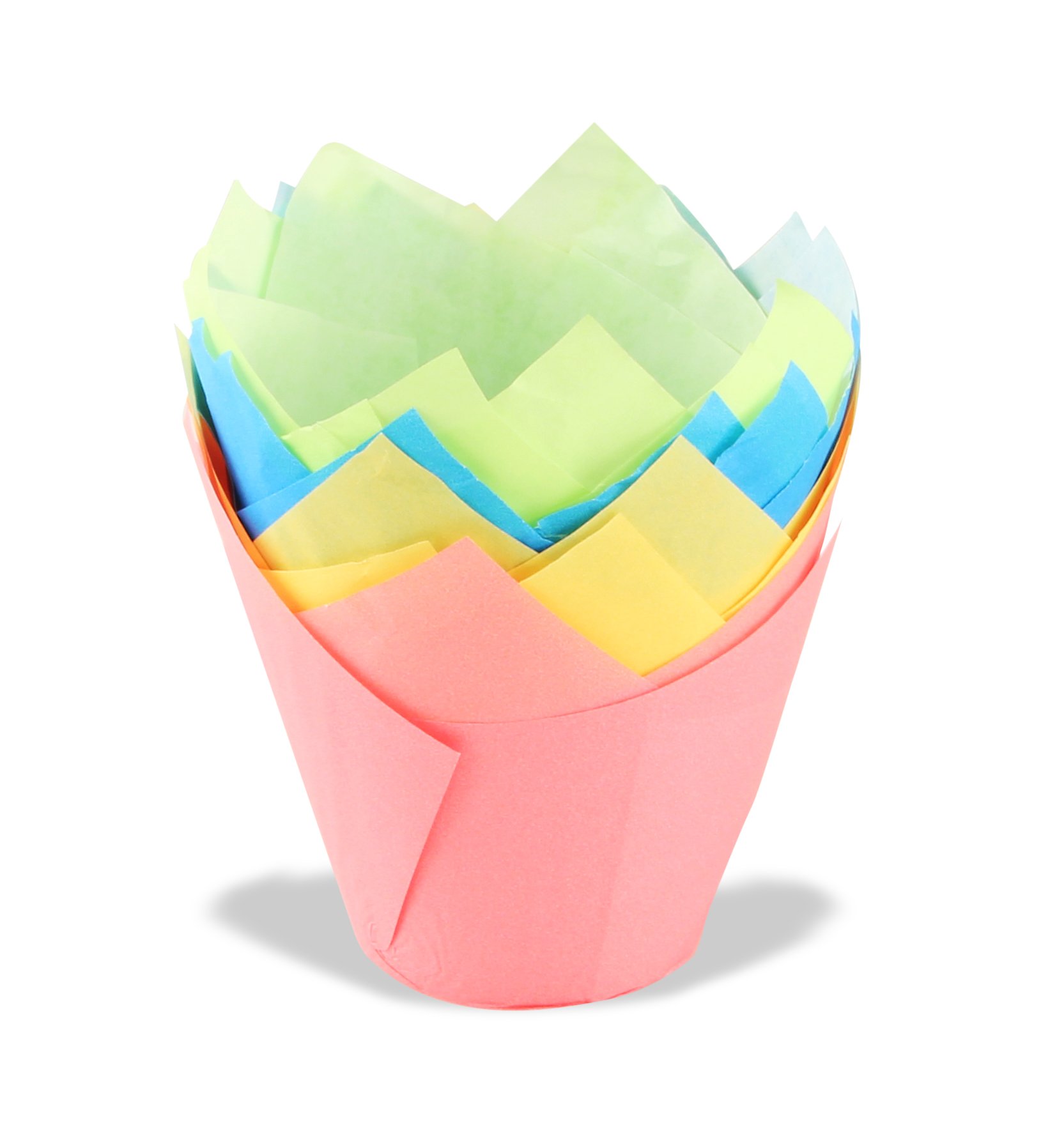 Dr. Oetker Mini pirottini di carta – 96 pirottini colorati e rivestiti con motivo floreale per cupcake e muffin, resistenti al calore fino a 220°C