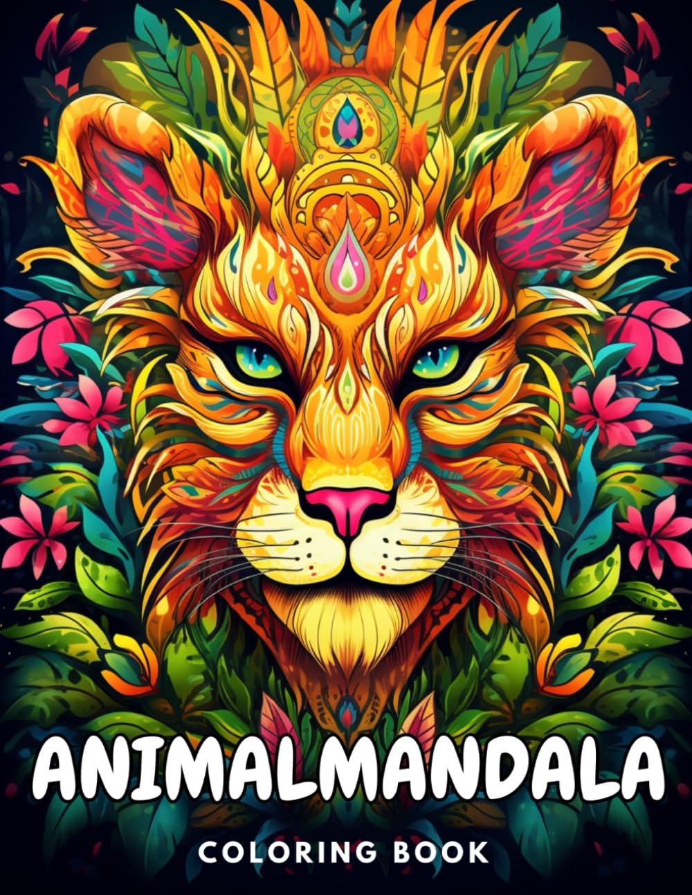 Animal Mandala coloring book for adults Volume 1: 60 stunning animal Mandala images to bring to life with color, great for mindfulness, stress relief and relaxation (Animal Mandala coloring books)